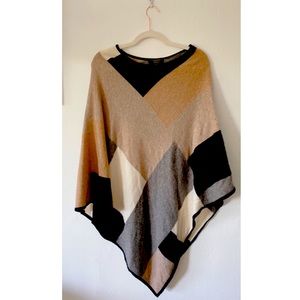 cashmere poncho by chapter club